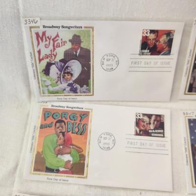 6 - FIRST DAY STAMPS - 1999 BROADWAY SONG WRITERS