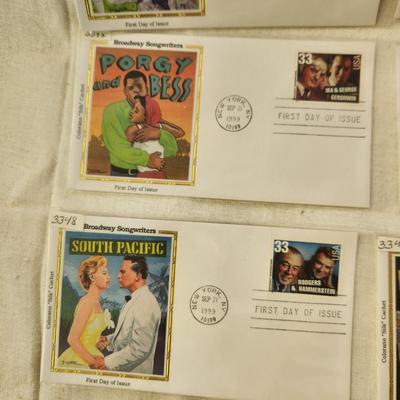 6 - FIRST DAY STAMPS - 1999 BROADWAY SONG WRITERS