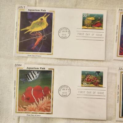 4 - FIRST DAY STAMPS - 1999 TROPICAL FISH
