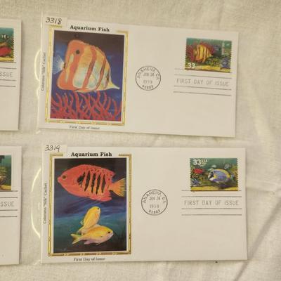 4 - FIRST DAY STAMPS - 1999 TROPICAL FISH
