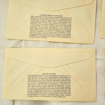 4 - FIRST DAY STAMPS - 1975 BICENTENNIAL OF THE UNITED STATES POSTAL SERVICE