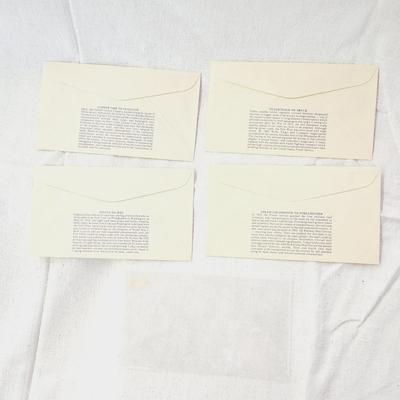 4 - FIRST DAY STAMPS - 1975 BICENTENNIAL OF THE UNITED STATES POSTAL SERVICE