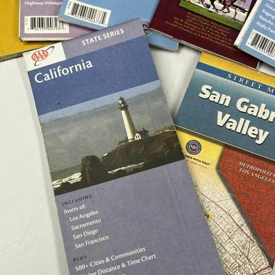 Lot of Local California AAA & More Roadmaps