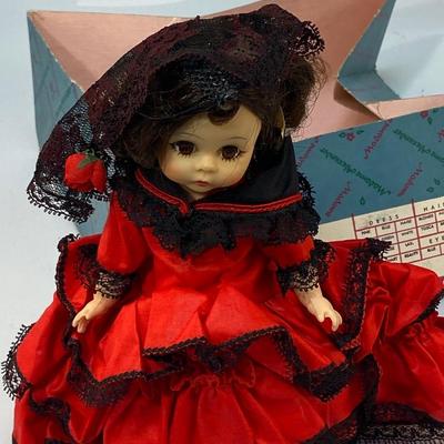 Vintage Madame Alexander International Spanish Girl Sleepy Eye Doll