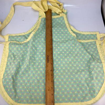 Pair of Small Child Toddler Springtime Easter Bunny Full Aprons