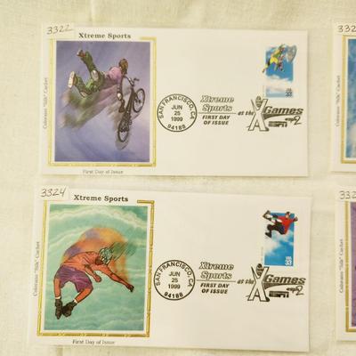 4 - FIRST DAY STAMPS - 1999 EXTEME SPORTS