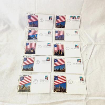10 - FIRST DAY STAMPS - 1999 FLAGS OVER THE CITY