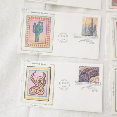 10 - FIRST DAY STAMPS -1999 SONARAN DESERT