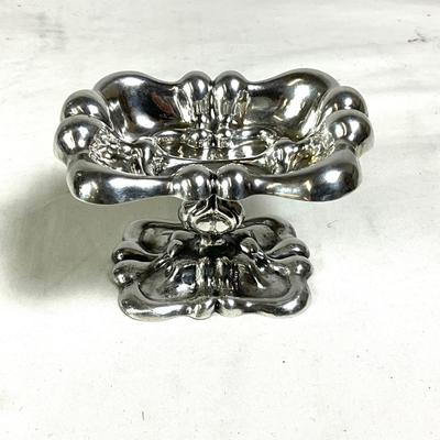 1562 Antique Art Nouveau Austrian 800 Silver Master Salt