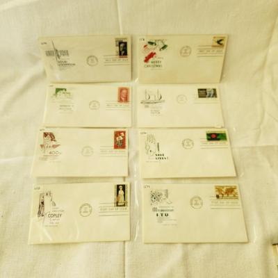 8 - FIRST DAY STAMPS - 1965 MIXED THEME