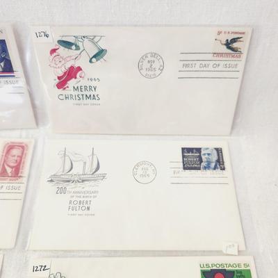 8 - FIRST DAY STAMPS - 1965 MIXED THEME