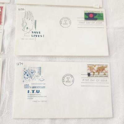 8 - FIRST DAY STAMPS - 1965 MIXED THEME