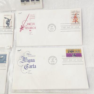 7 - FIRST DAY STAMPS - 1965 MIXED THEME #2