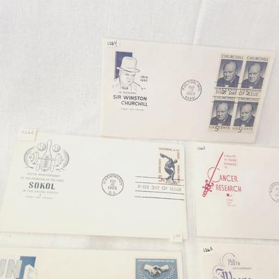 7 - FIRST DAY STAMPS - 1965 MIXED THEME #2