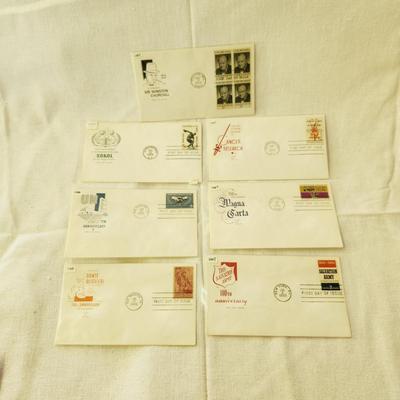 7 - FIRST DAY STAMPS - 1965 MIXED THEME #2