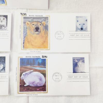 5 - FIRST DAY STAMPS - 1999 ARTIC ANIMALS