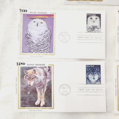 5 - FIRST DAY STAMPS - 1999 ARTIC ANIMALS