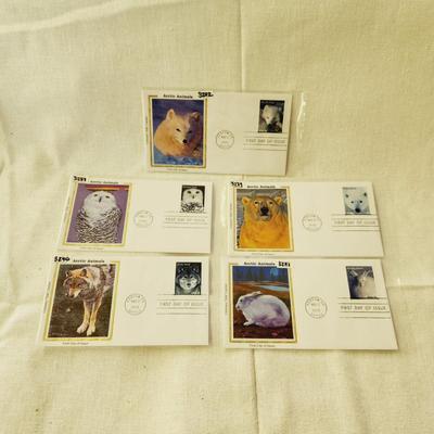 5 - FIRST DAY STAMPS - 1999 ARTIC ANIMALS