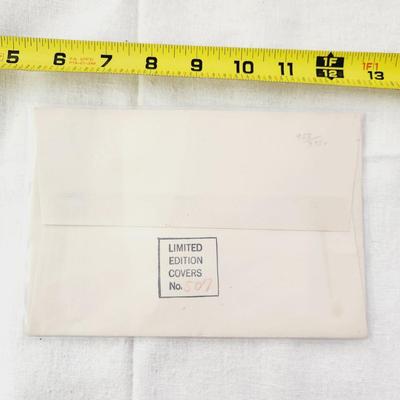 1948 ROBERT F. BOLTON HAND PAINTED LIMITED EDITION #507 ARTWORK OVERSIZED ENVELOPE