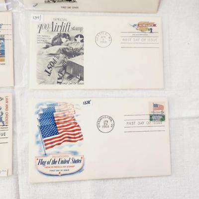 6 - 1ST DAY STAMPS - 1968 MIXED THEME