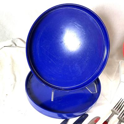 1566 Vintage Mid Century HELLER, Watertown Life, Molly Pitcher Bakelite Flatware