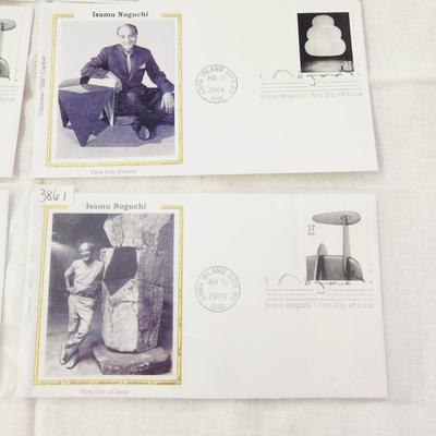 7 - FIRST DAY STAMPS - 2004 ISUMU NOGUCHI