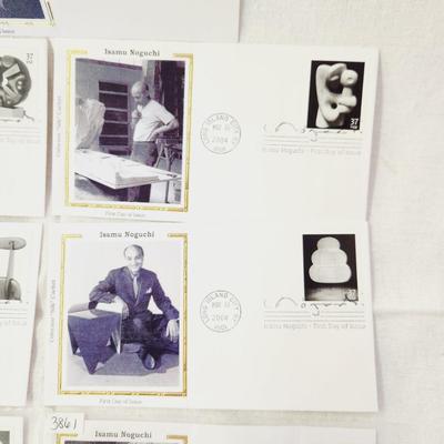 7 - FIRST DAY STAMPS - 2004 ISUMU NOGUCHI