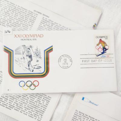 4 - FIRST DAY STAMPS - 1976 OLYMPIC