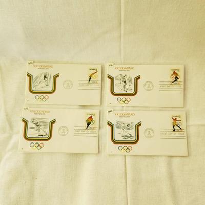 4 - FIRST DAY STAMPS - 1976 OLYMPIC