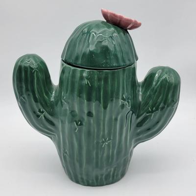 TREASURE KRAFT Cactus Cookie Jar