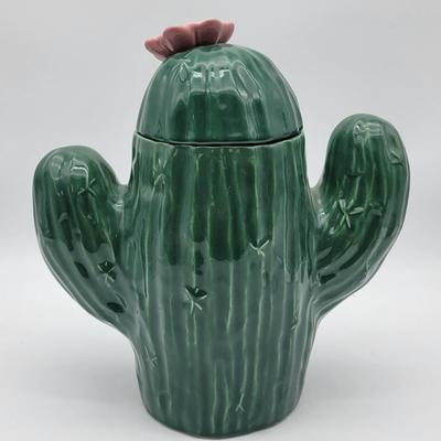 TREASURE KRAFT Cactus Cookie Jar