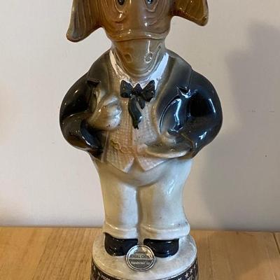 Vintage donkey Jim Beam decanter