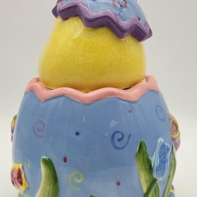 Easter Chick Cookie Jar