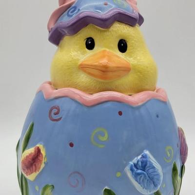 Easter Chick Cookie Jar
