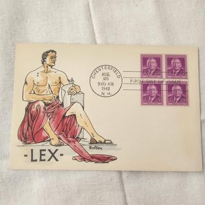 4 of 25 - 1948 ROBERT F. BOLTON HAND PAINTED LIMITED EDITION - 1ST DAYS STAMP ARTWORK