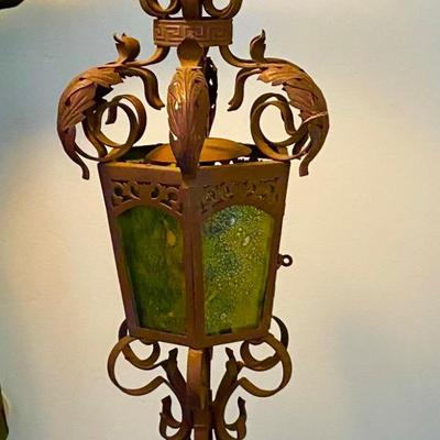 Vintage Spanish revival iron light