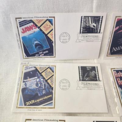 6 - FIRST DAY STAMPS - 2003 AMERICAN FILMAKING