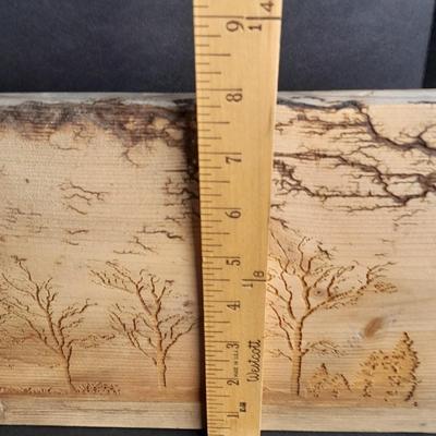 Wildlife Fracted Artwork, Elk in woods
