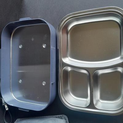 Portable Heated Lunchbox Stainless Steel 1.5L Bento Lunch Box Food Warmer with thermo cooler