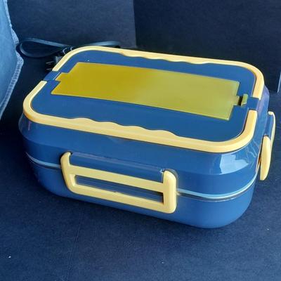 Portable Heated Lunchbox Stainless Steel 1.5L Bento Lunch Box Food Warmer with thermo cooler