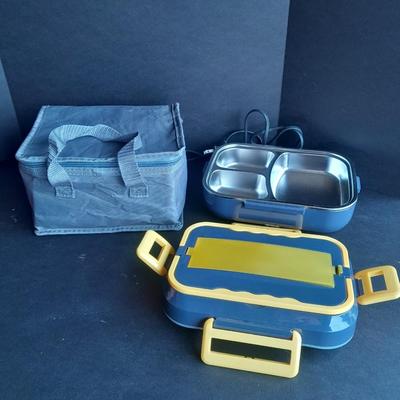 Portable Heated Lunchbox Stainless Steel 1.5L Bento Lunch Box Food Warmer with thermo cooler