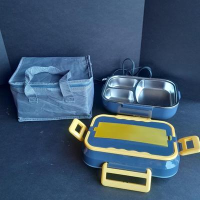 Portable Heated Lunchbox Stainless Steel 1.5L Bento Lunch Box Food Warmer with thermo cooler