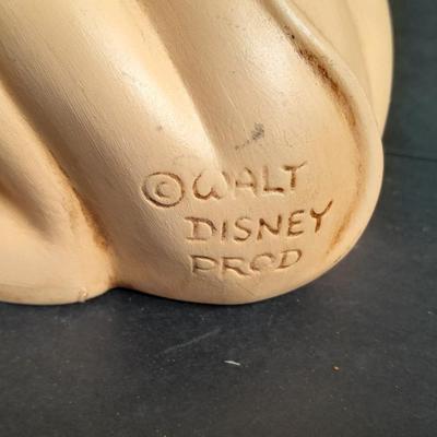 Walt Disney Prod. chalkware Pluto statue and Vintage Walt Disney Character Films reel