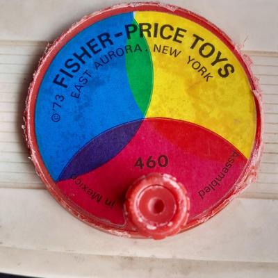 Vintage 1970'S Fisher Price Toys Movie Viewer with Donald duck Movie cartridge hand and held projector.