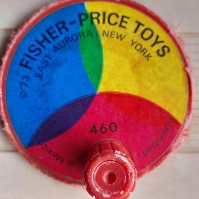 Vintage 1970'S Fisher Price Toys Movie Viewer with Donald duck Movie cartridge hand and held projector.
