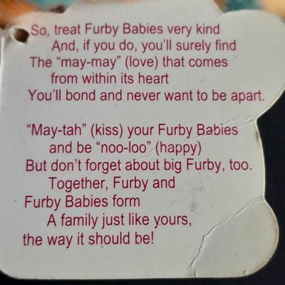 Tiger Furby Original with tags 1999