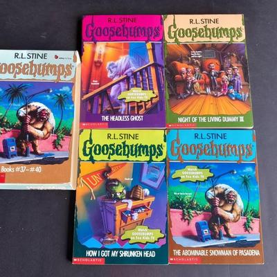Soft Back Scholastics Goose Bumps Chapter books R.L. Stine