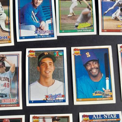 A Large variety of Baseball cards