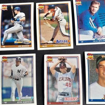 A Large variety of Baseball cards