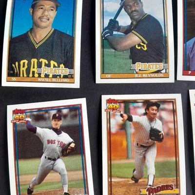 A Large variety of Baseball cards